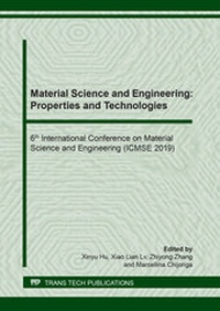 Enlarge image Cover: Material Science and Engineering: Properties and Technologies - Trans Tech Publications Ltd