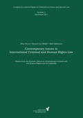 Cover: Contemporary Issues in International Criminal and Human Rights Law - Optimedien Verlag e.K.