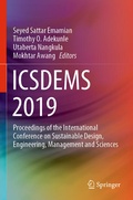 Cover: ICSDEMS 2019 - Springer