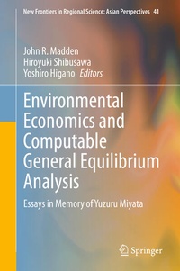 Enlarge image Cover: Environmental Economics and Computable General Equilibrium Analysis - Springer