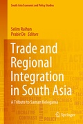 Cover: Trade and Regional Integration in South Asia - Springer