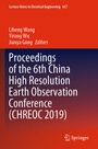 Cover: Proceedings of the 6th China High Resolution Earth Observation Conference (CHREOC 2019) - Springer