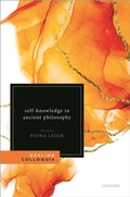 Cover: Self-Knowledge in Ancient Philosophy - OUP eBook