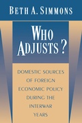 Cover: Who Adjusts? - Princeton University Press