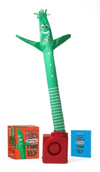 Enlarge image Cover: Wacky Waving Inflatable Tube Elf - Running Press Miniature Editions