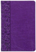 Cover: The Passion Translation New Testament with Psalms Proverbs and Song of Songs (2020 Edn) Purple Faux Leather - BroadStreet Publishing