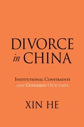 Cover: Divorce in China - New York University Press