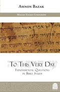 Cover: To This Very Day - Toby Press Ltd