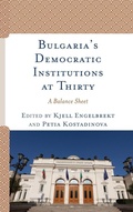 Cover: Bulgaria's Democratic Institutions at Thirty - Lexington Books