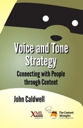 Cover: Voice and Tone Strategy - XML Press