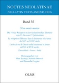 Cover: Non omnis moriar - Georg Olms Verlag