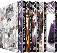Abbildung von: Attack on Titan, Bände 26-30 im Sammelschuber mit Extra - Carlsen Manga