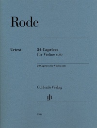 Enlarge image Cover: Pierre Rode - 24 Caprices für Violine solo - Henle, Günter