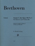 Cover: Ludwig van Beethoven - Violoncellosonate C-dur op. 102 Nr. 1 - Henle, G&uuml;nter