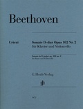 Cover: Ludwig van Beethoven - Violoncellosonate D-dur op. 102 Nr. 2 - Henle, G&uuml;nter