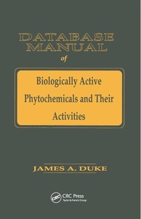 Abbildung von: Database of Biologically Active Phytochemicals & Their Activity - CRC Press