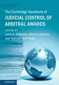 Cover: The Cambridge Handbook of Judicial Control of Arbitral Awards - Cambridge University Press