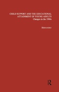 Cover: Child Support and the Educational Attainment of Young Adults - Routledge