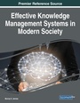 Cover: Effective Knowledge Management Systems in Modern Society - IGI Global