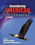 Cover: Considering American Government: A Reader - Kendall/Hunt Publishing Co ,U.S.
