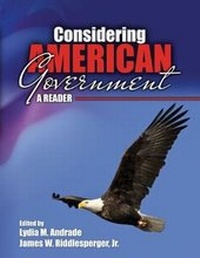 Enlarge image Cover: Considering American Government: A Reader - Kendall/Hunt Publishing Co ,U.S.