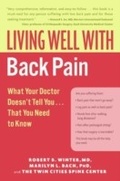Cover: Living Well with Back Pain - William Morrow Paperbacks