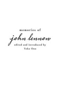 Cover: Memories of John Lennon - Dey Street Books
