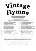 Cover: Vintage Hymns - Vintage Hymns