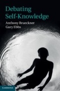 Cover: Debating Self-Knowledge - Cambridge University Press
