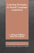 Cover: Learning Strategies in Second Language Acquisition - Cambridge University Press