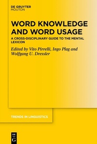 Enlarge image Cover: Word Knowledge and Word Usage - De Gruyter Mouton