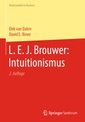 Cover: L. E. J. Brouwer: Intuitionismus - Springer Spektrum