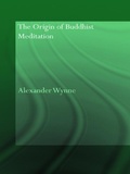 Cover: The Origin of Buddhist Meditation - Routledge