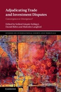 Cover: Adjudicating Trade and Investment Disputes - Cambridge University Press