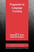 Cover: Pragmatics in Language Teaching - Cambridge University Press
