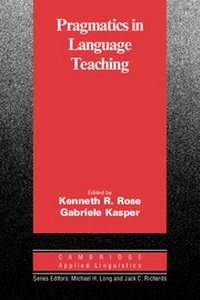 Enlarge image Cover: Pragmatics in Language Teaching - Cambridge University Press