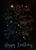 Cover: Harry Potter: Night Sky Birthday Embellished Card - PopCraft