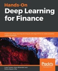 Cover: Hands-On Deep Learning for Finance - Packt Publishing