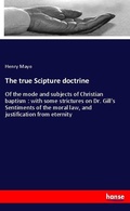 Cover: The true Scipture doctrine - Hansebooks
