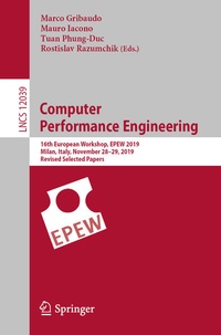 Enlarge image Cover: Computer Performance Engineering - Springer