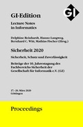 Cover: GI Edition Proceedings Band 301 "SICHERHEIT 2020" - K&ouml;llen