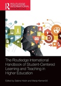 Cover: The Routledge International Handbook of Student-Centered Learning and Teaching in Higher Education - Routledge
