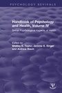 Cover: Handbook of Psychology and Health, Volume IV - Routledge