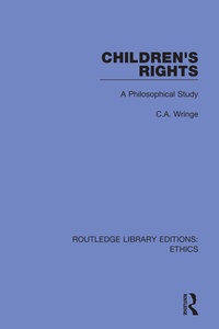 Enlarge image Cover: Children's Rights - Routledge