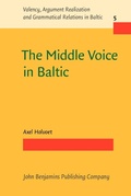 Cover: Middle Voice in Baltic - John Benjamins Publishing Company
