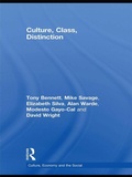 Cover: Culture, Class, Distinction - Routledge