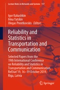 Cover: Reliability and Statistics in Transportation and Communication - Springer