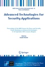 Cover: Advanced Technologies for Security Applications - Springer