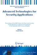Cover: Advanced Technologies for Security Applications - Springer