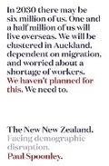 Cover: The New New Zealand - Massey University Press